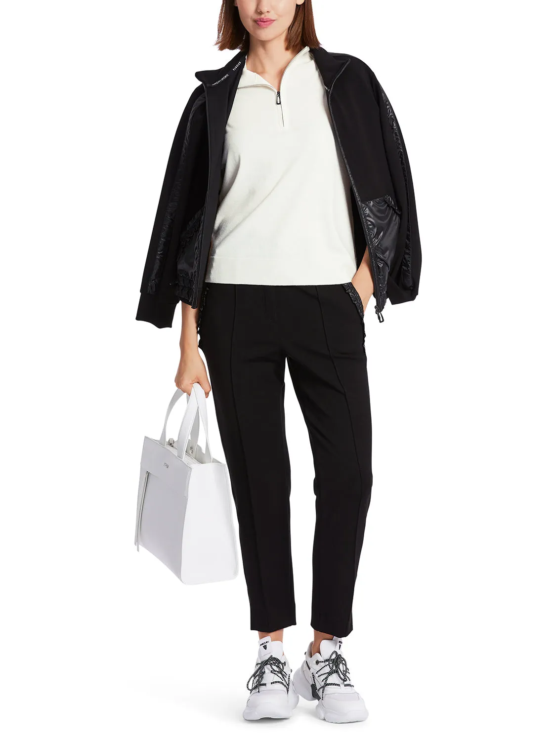 Marc Cain "Rethink Together” Sweater With Zip WS 41.23 M80
