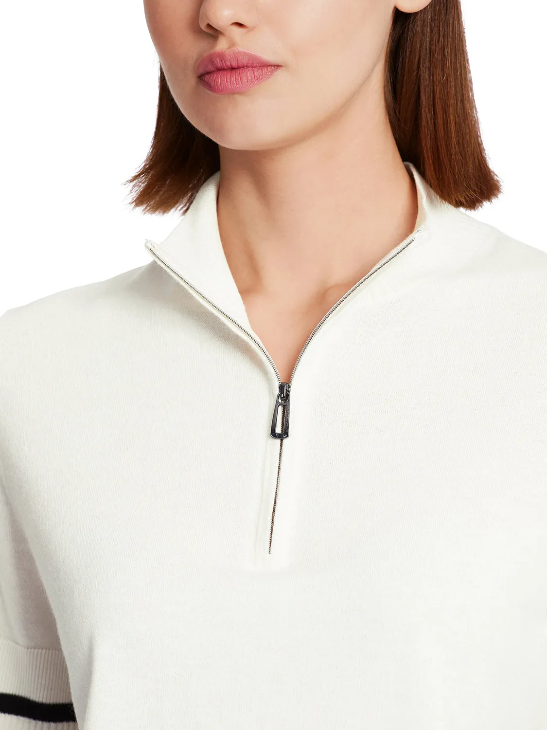 Marc Cain "Rethink Together” Sweater With Zip WS 41.23 M80