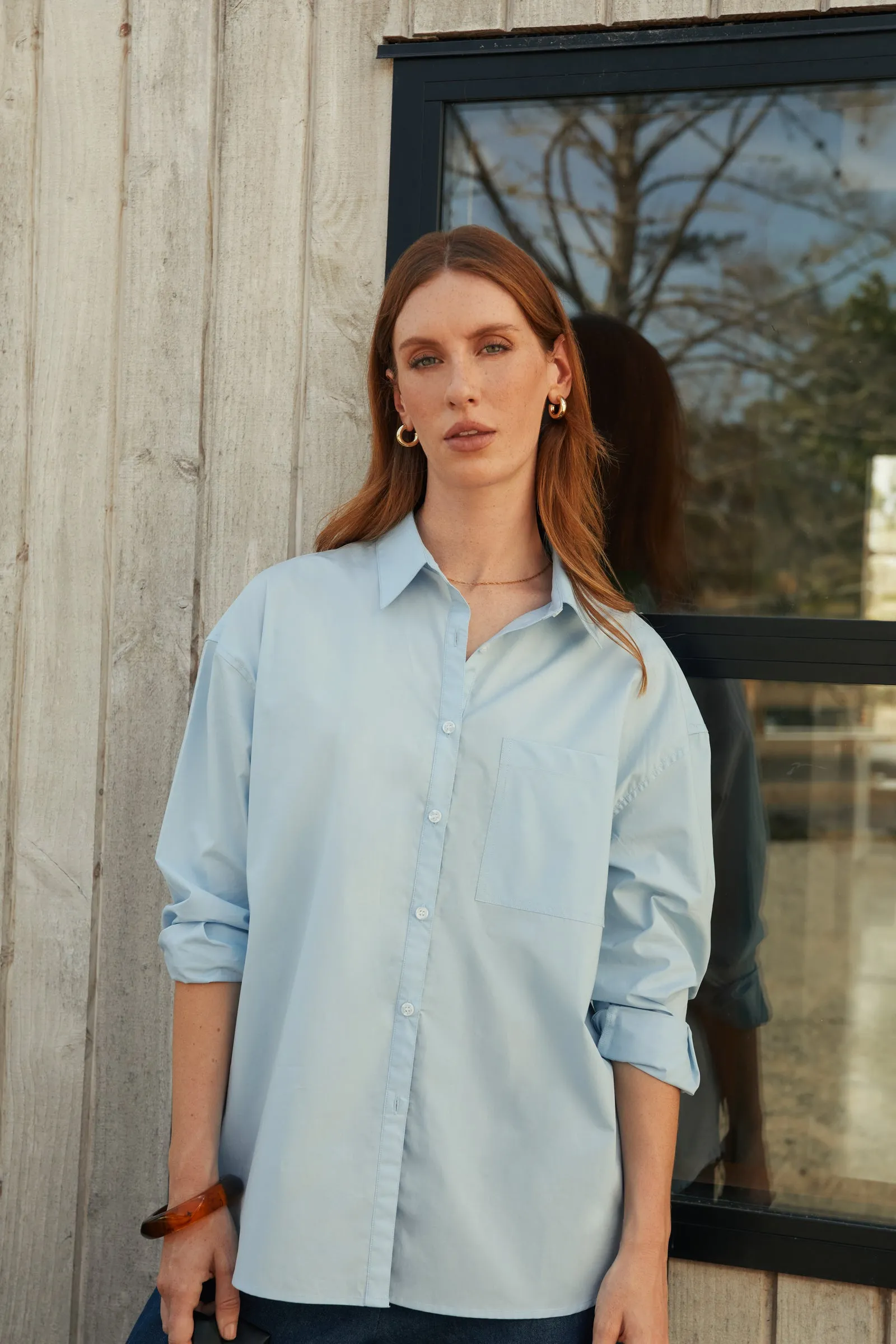 Market Shirt - Ice Blue