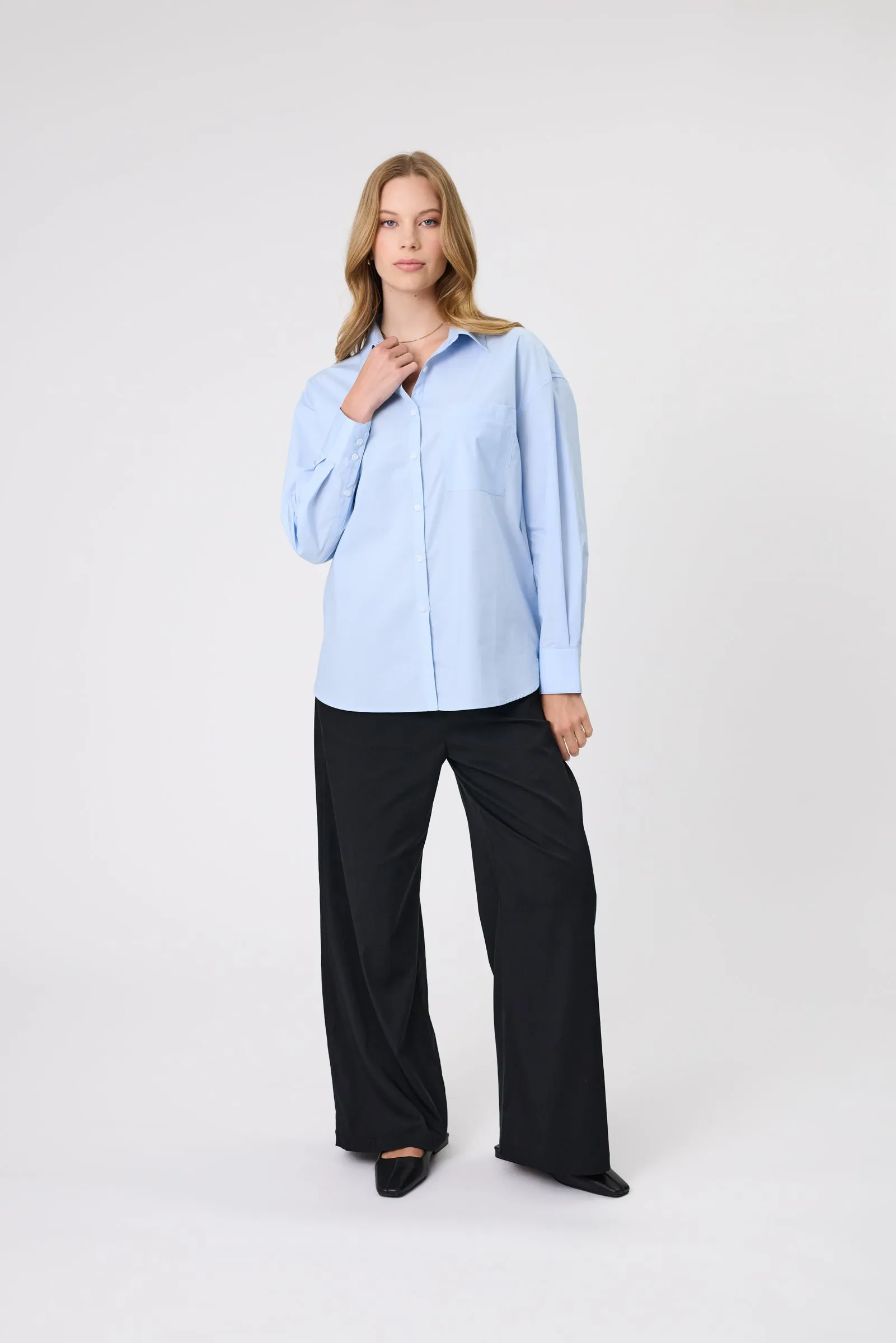 Market Shirt - Ice Blue