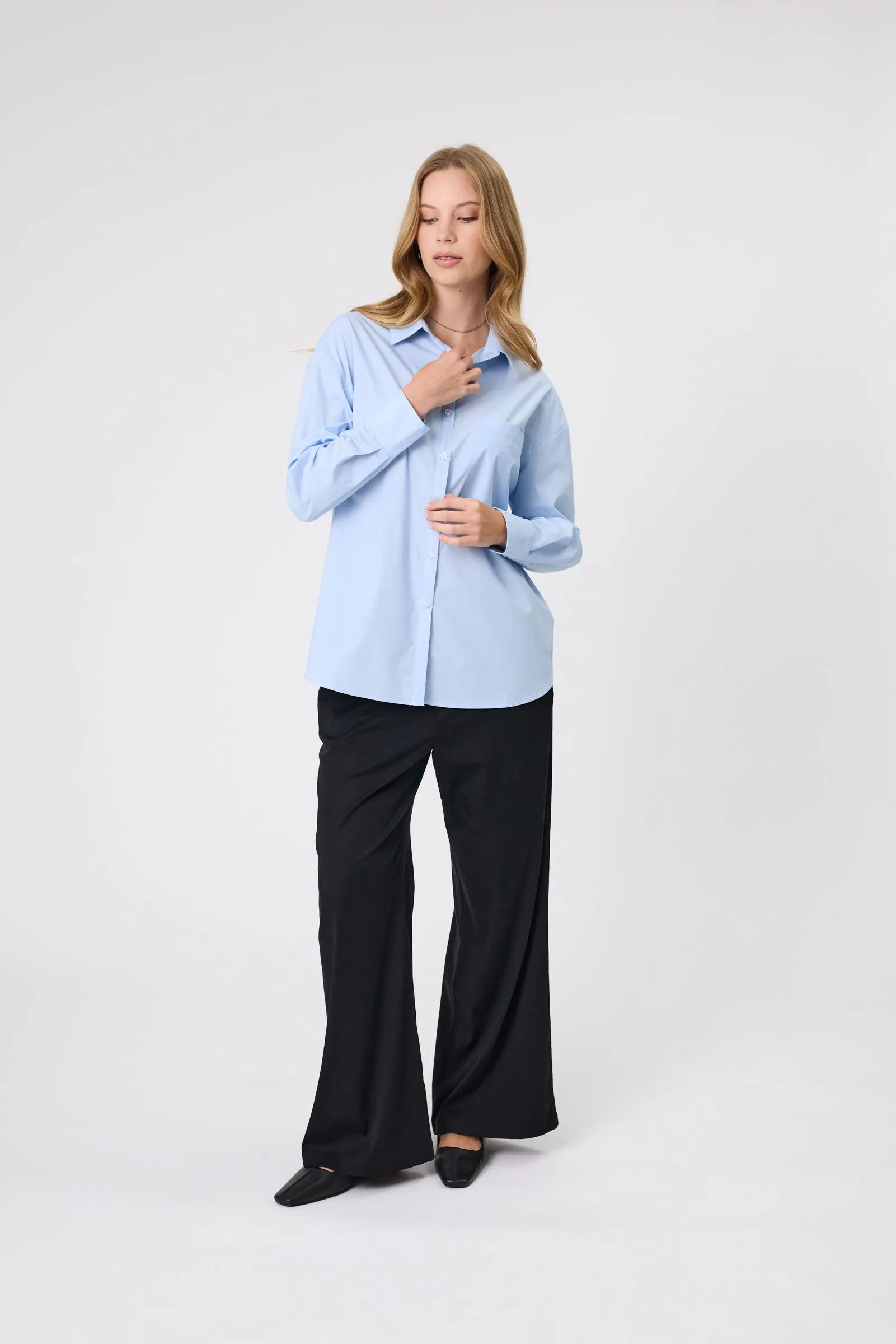 Market Shirt - Ice Blue