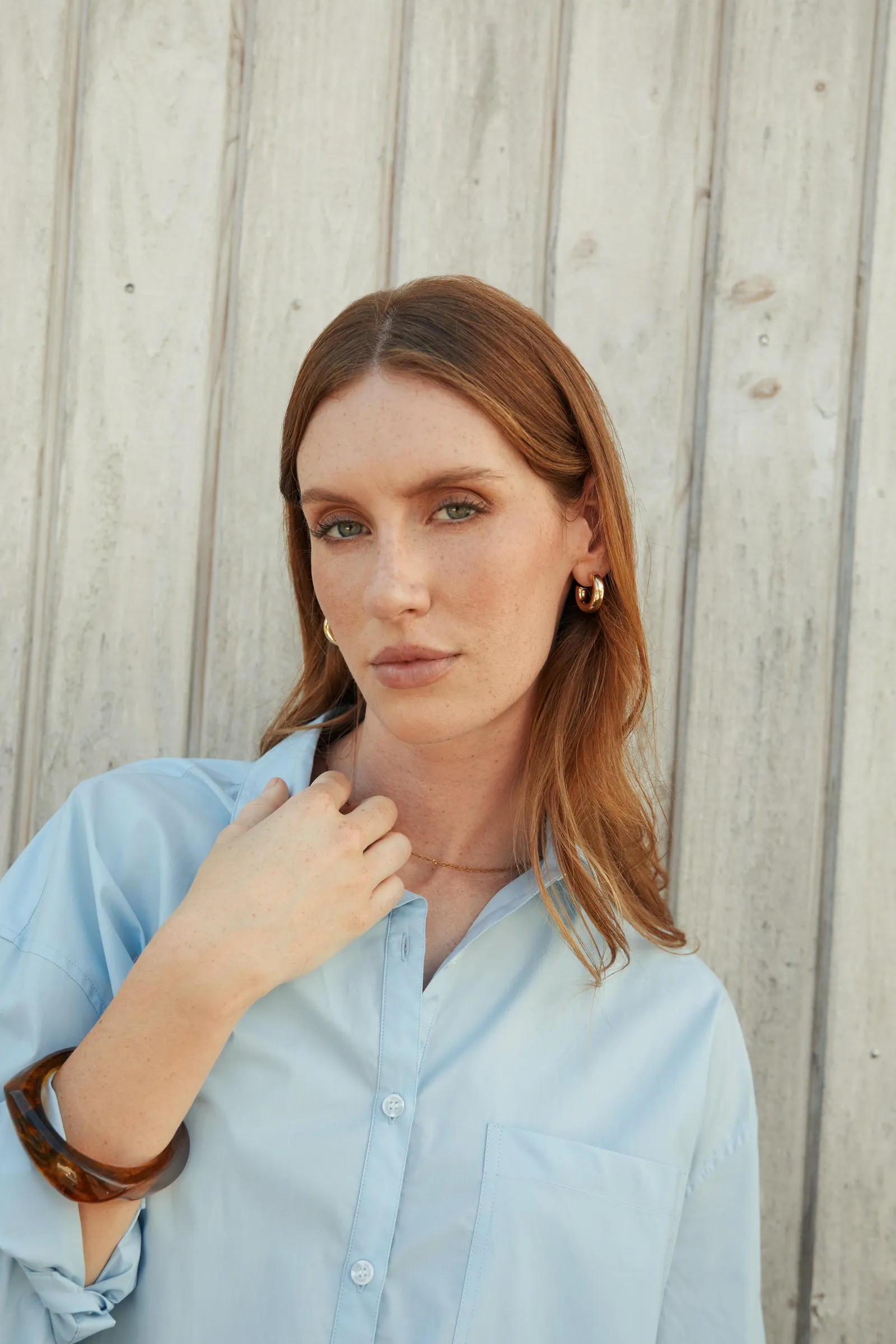 Market Shirt - Ice Blue