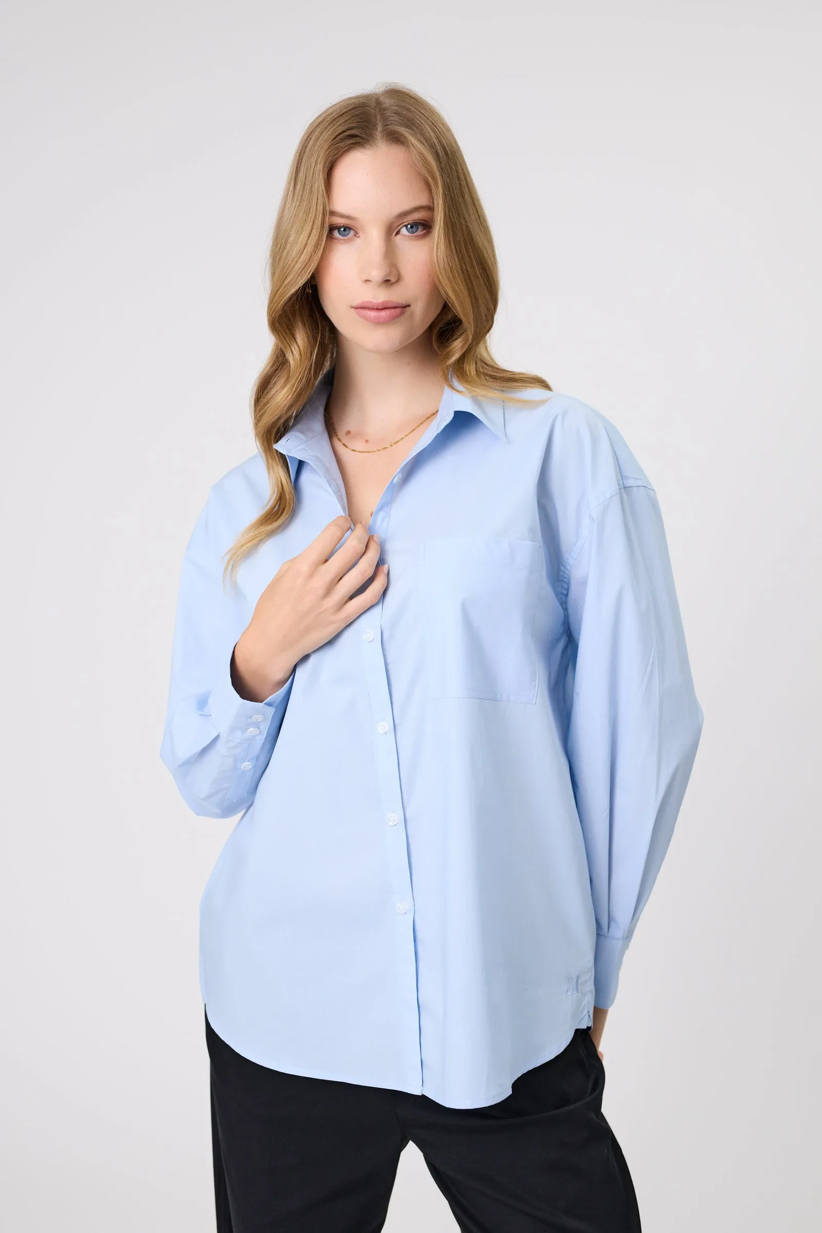 Market Shirt - Ice Blue