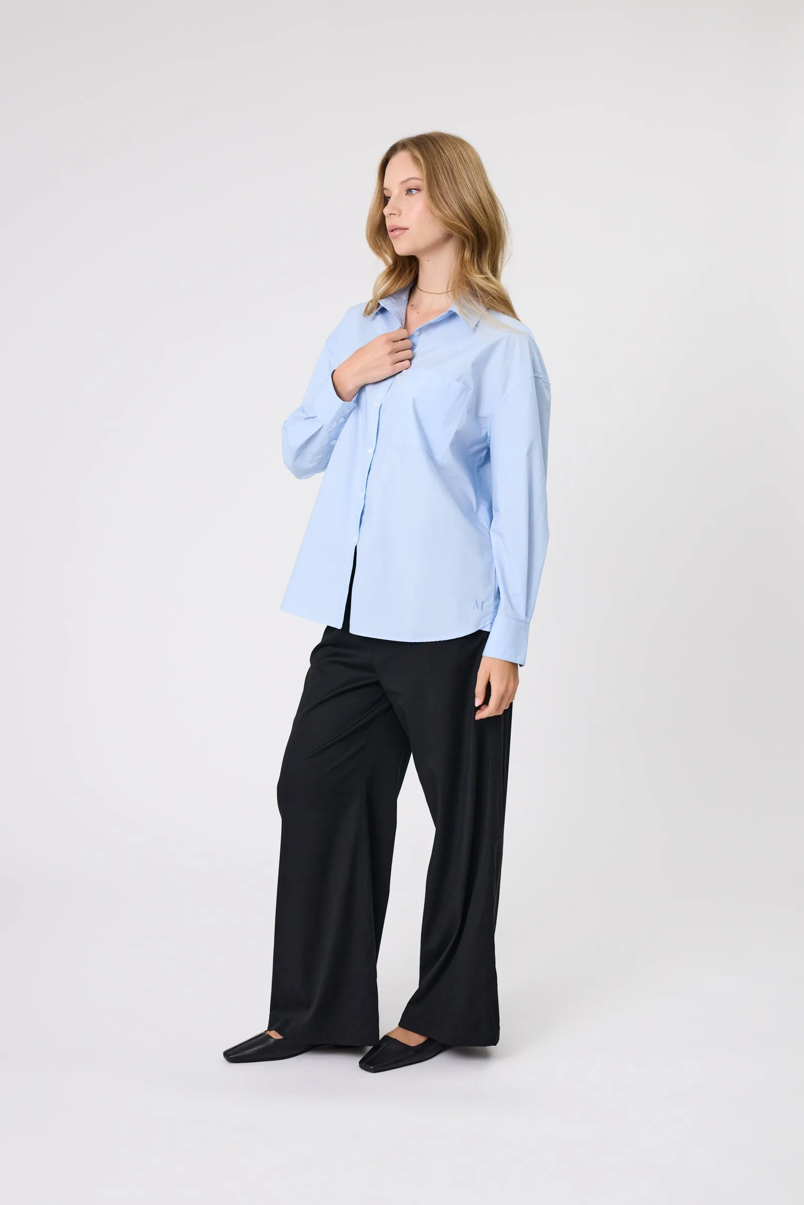 Market Shirt - Ice Blue