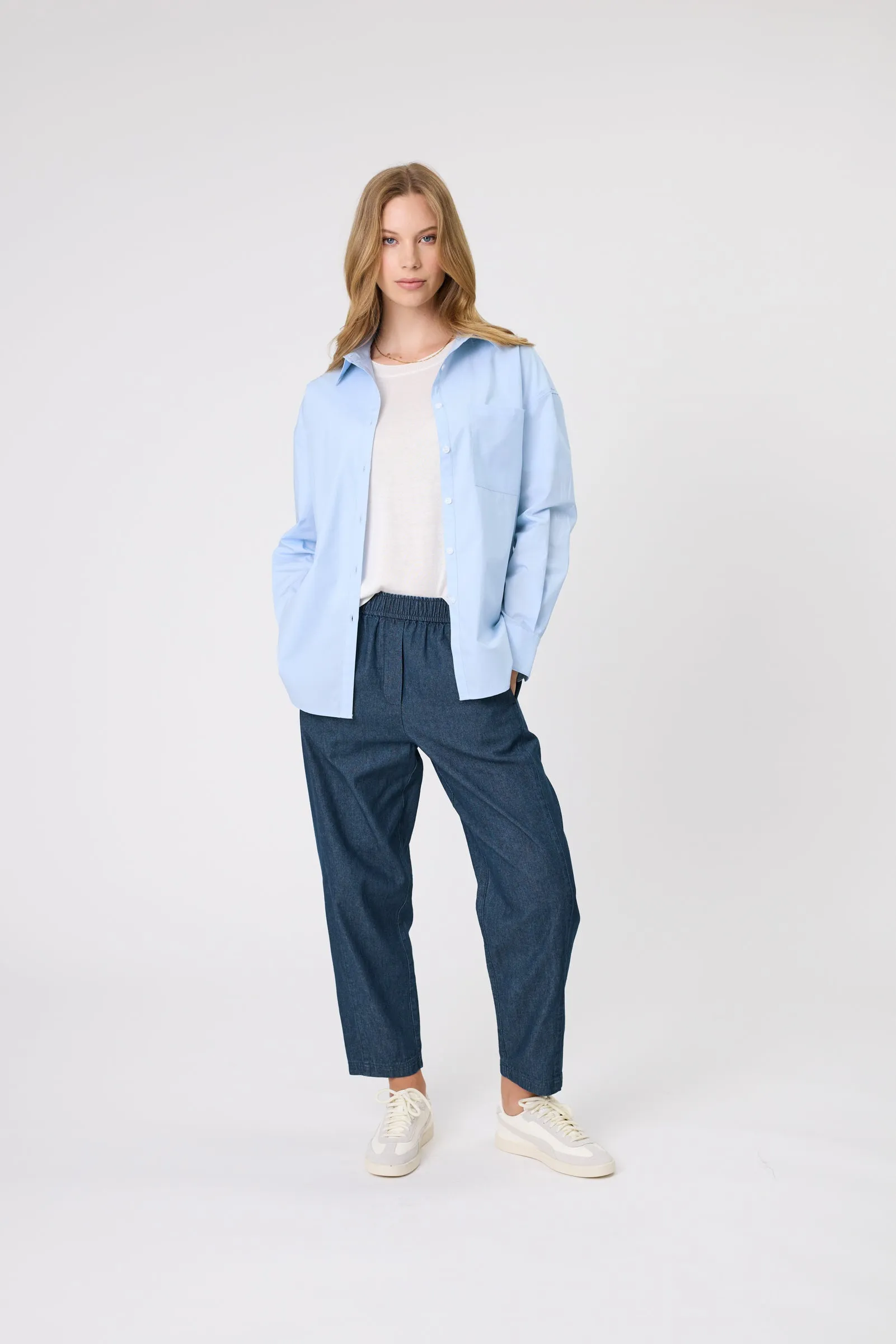 Market Shirt - Ice Blue