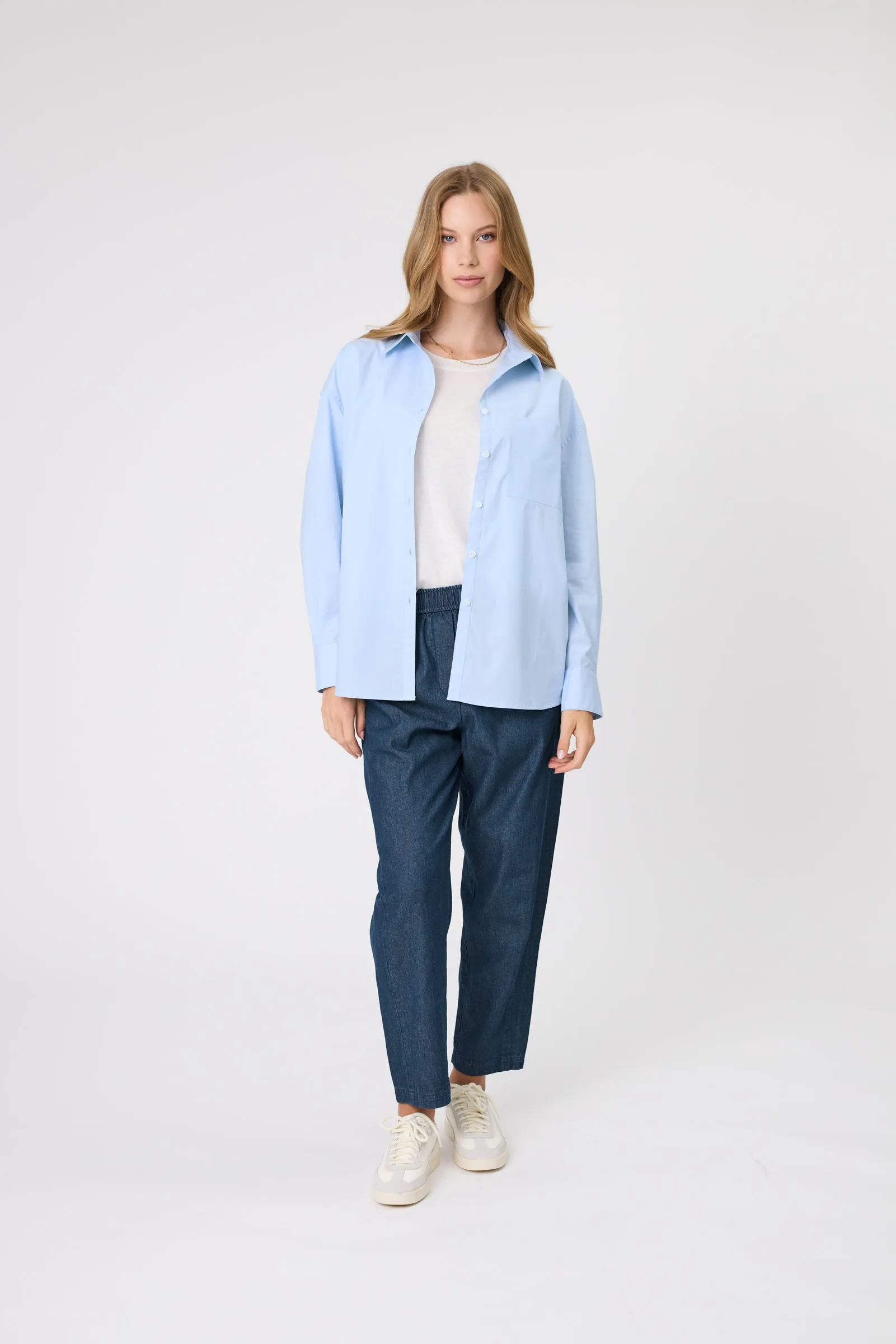 Market Shirt - Ice Blue