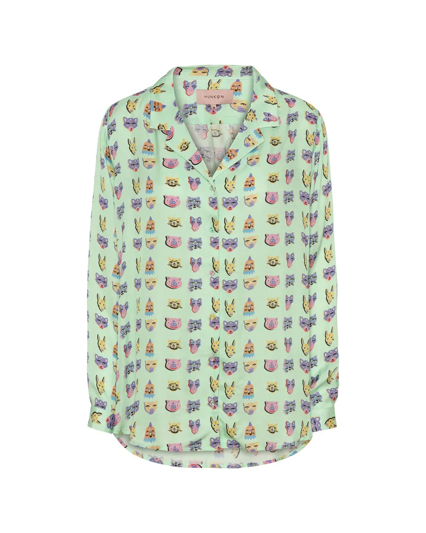 Mascarade Shirt - Heads Up Art Print