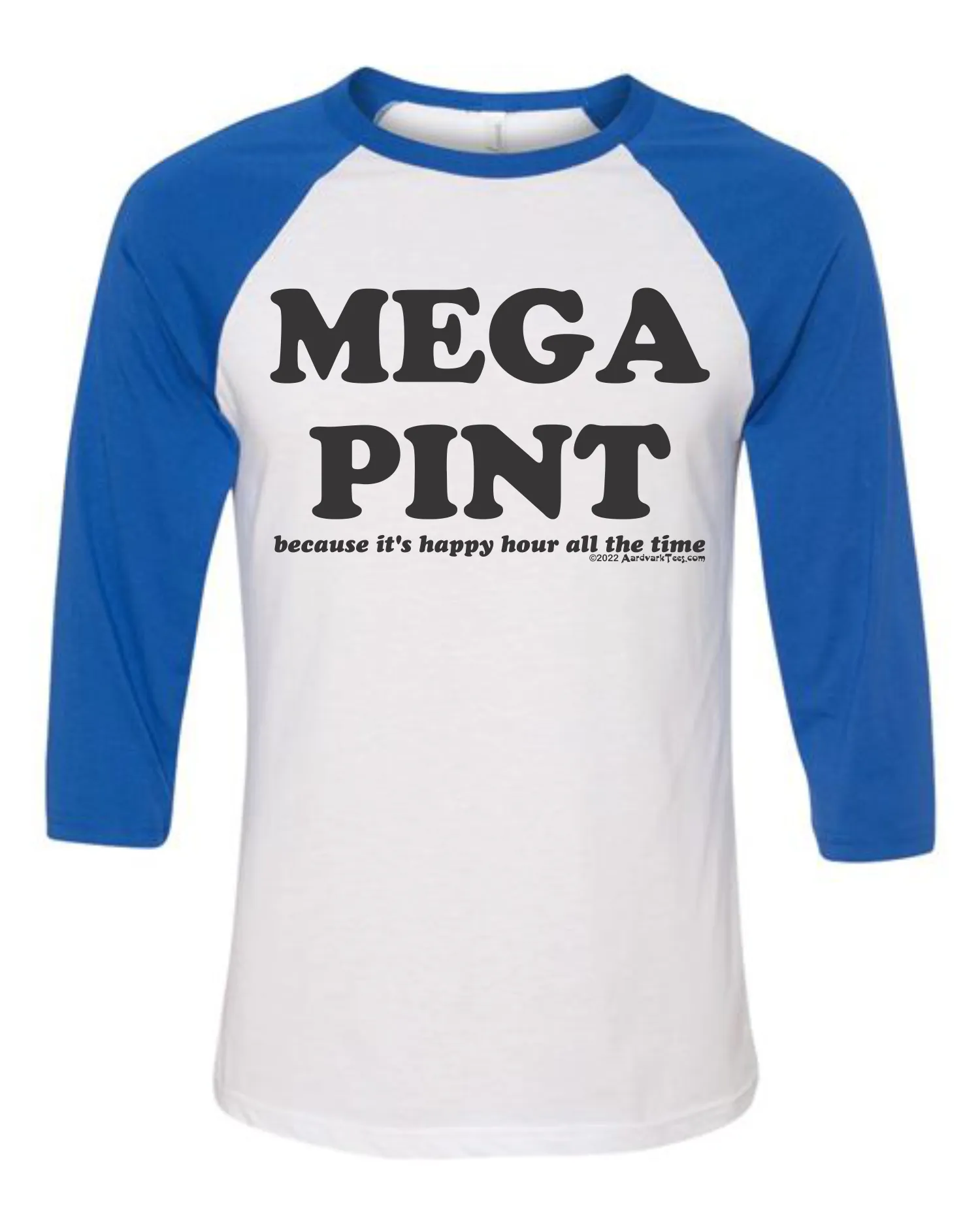 Mega Pint Unisex 3/4 Sleeve Ball Tee