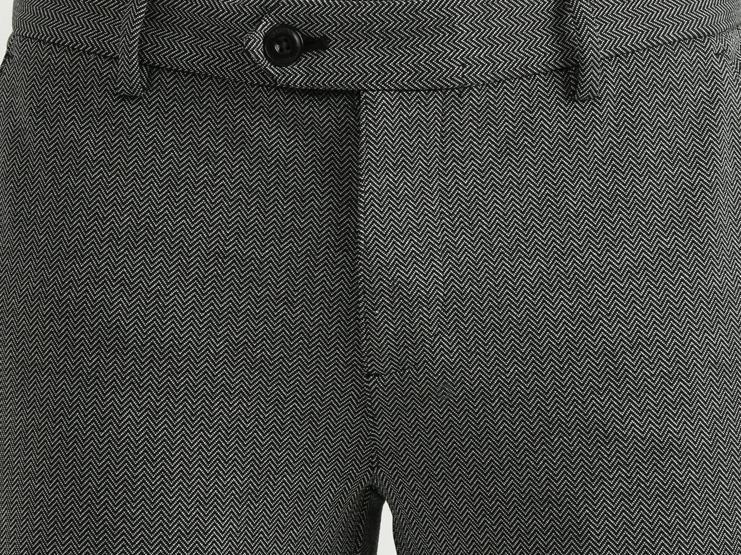 Mens Cropped Patterned Trousers