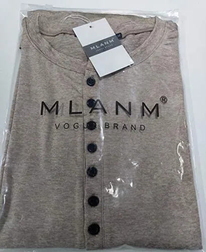MLANM Men's Henley Shirt