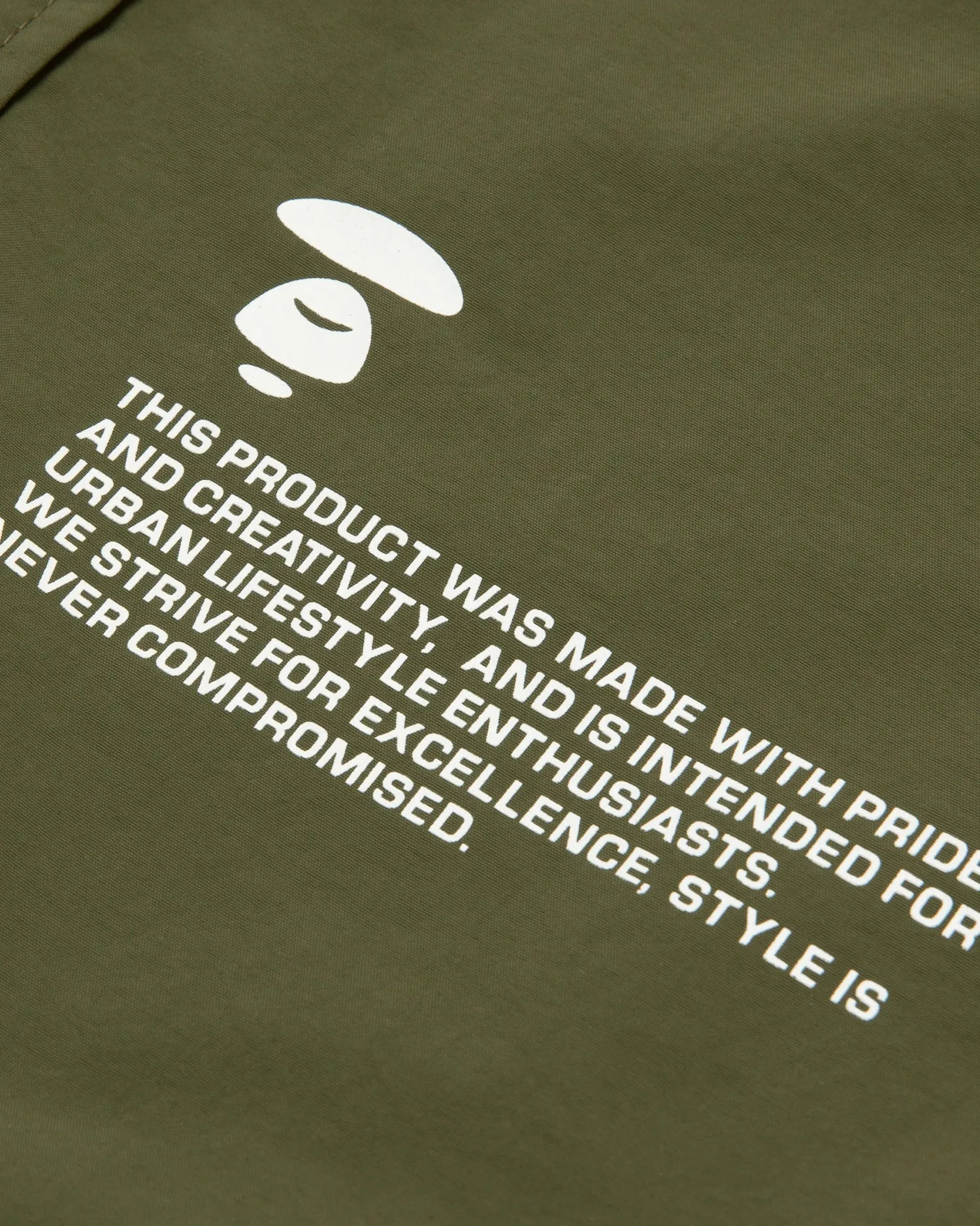 Moonface logo cargo long sleeve shirt