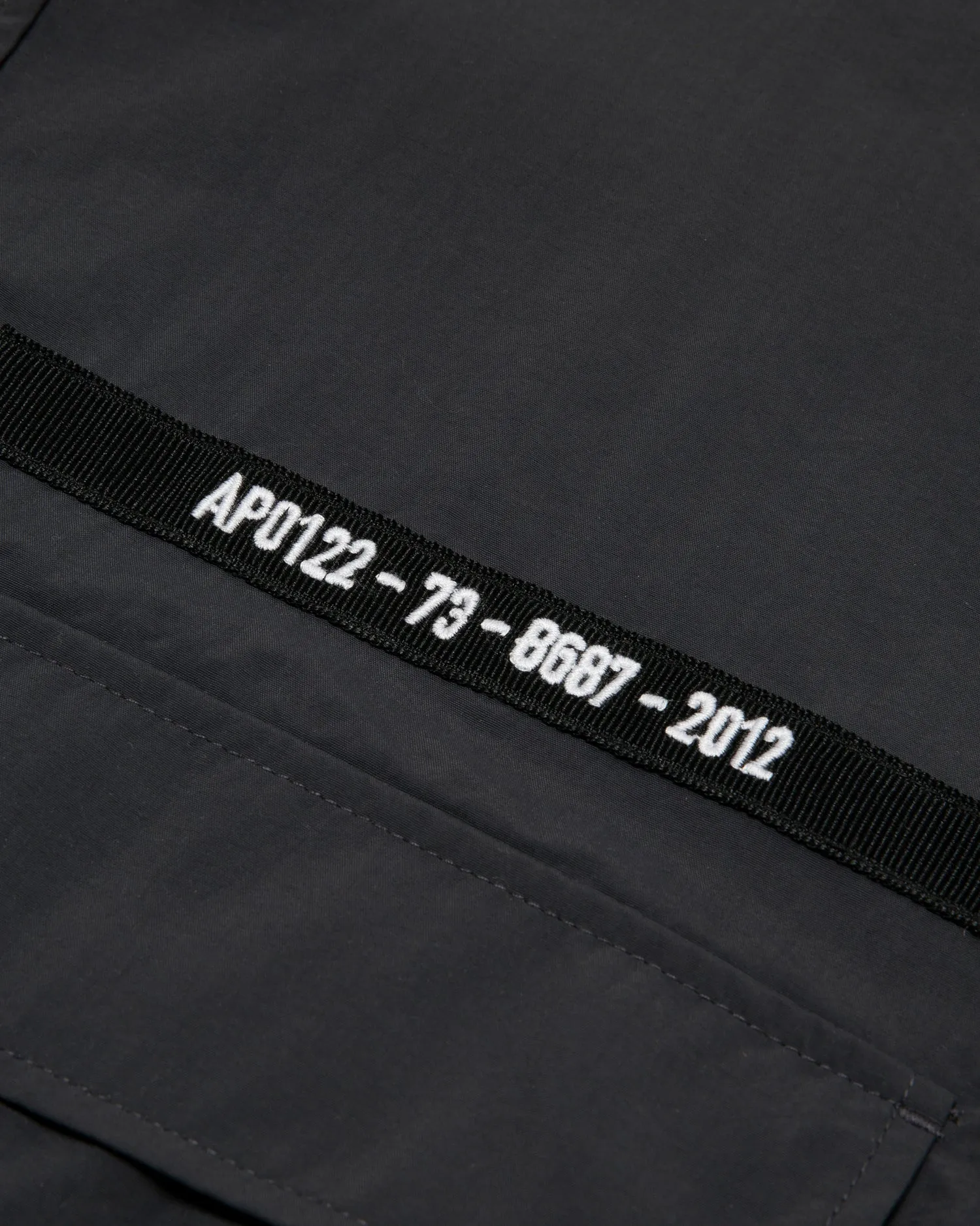 Moonface logo cargo long sleeve shirt