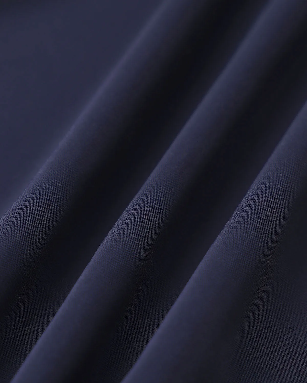 Navy See-through Cap Sleeve Midi Dress