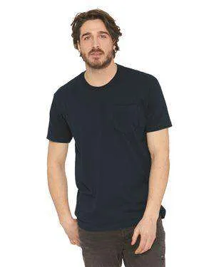 Next Level Men's Lightweight Pocket Crew T-Shirt - 3605