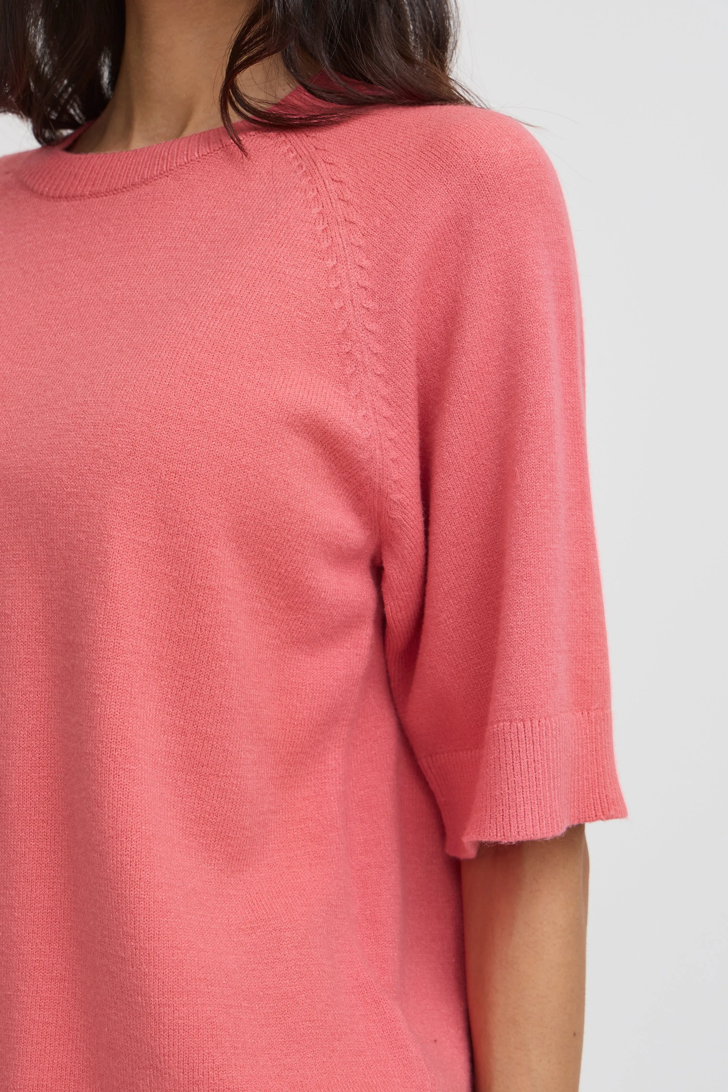 Nonina Loose Short Sleeve Jumper | Desert Rose