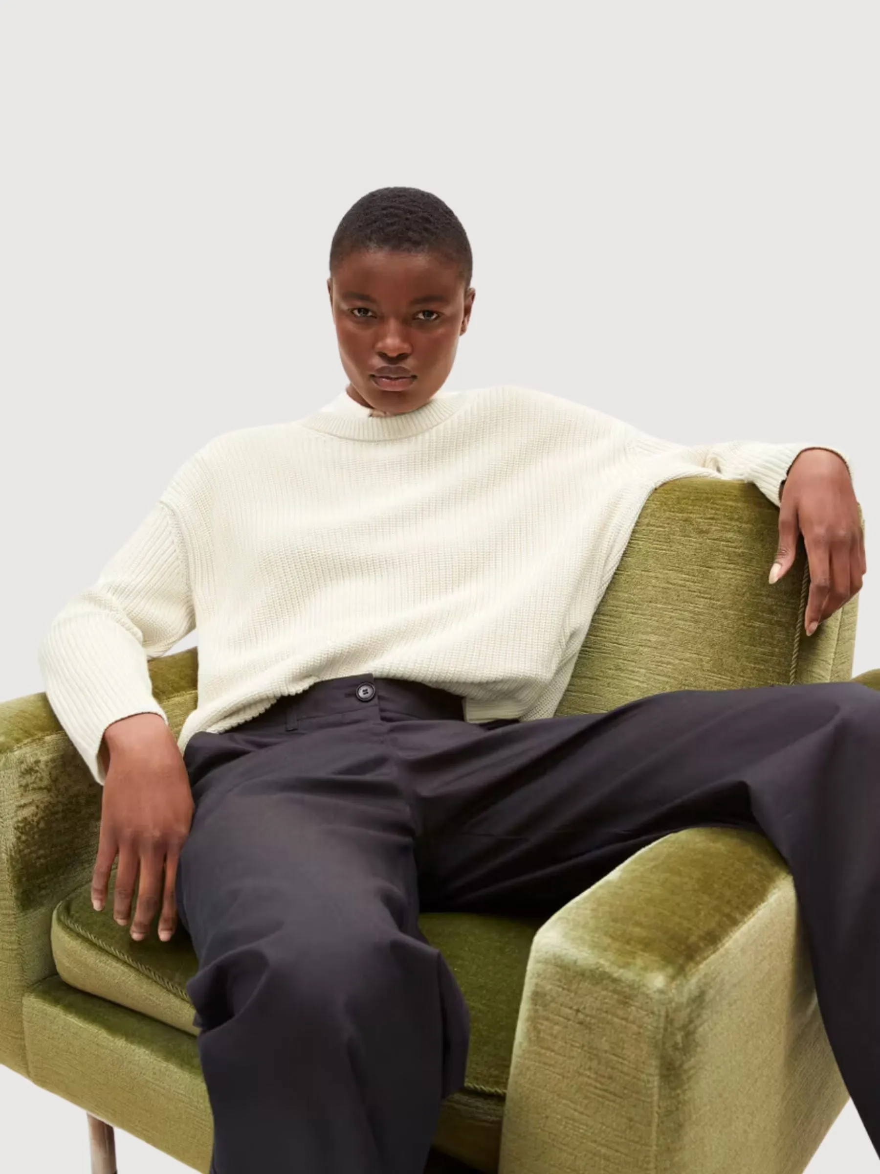 Nuriaas Oatmilk Sweater Woman | Armedangels