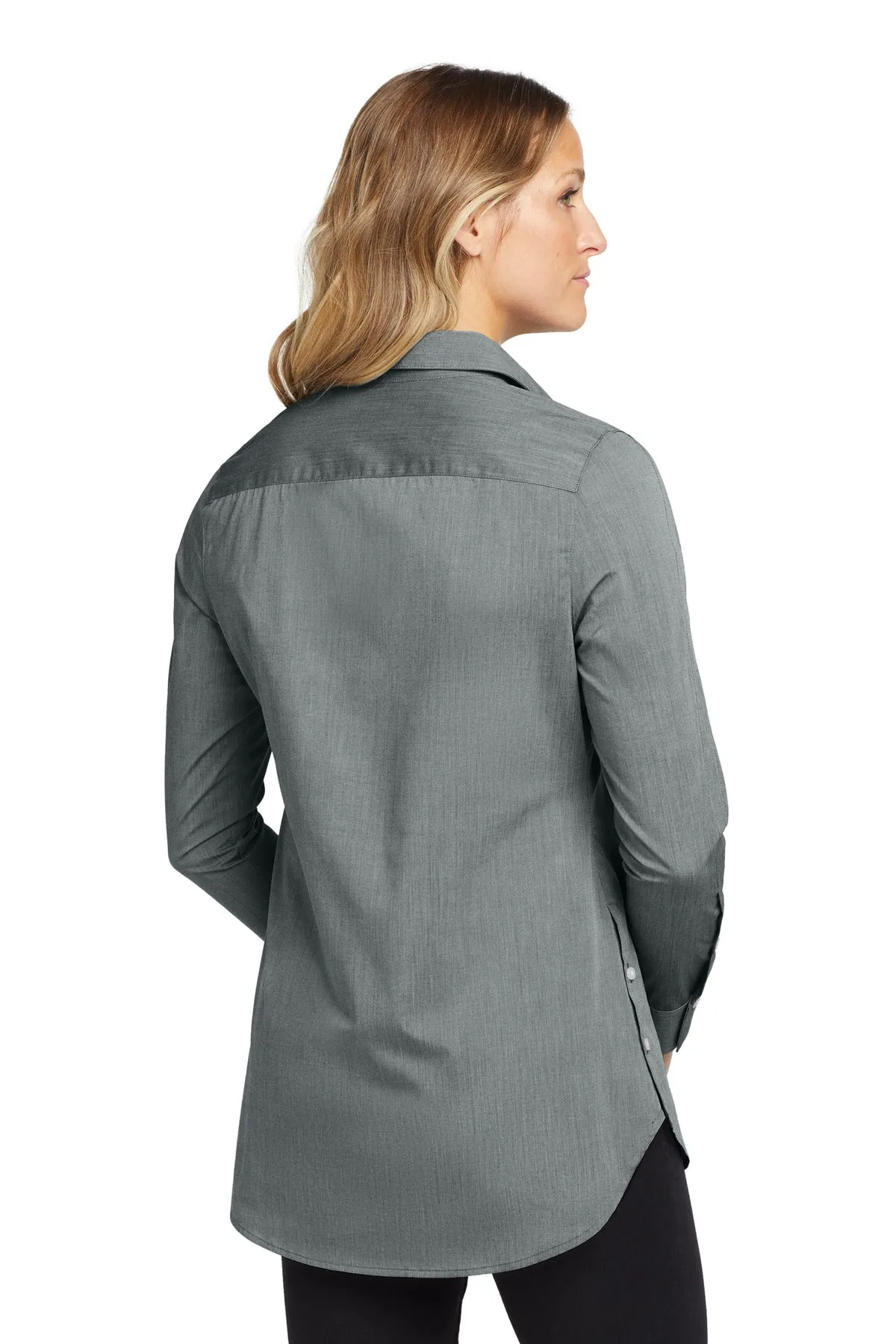 OGIO  Women's Commuter Woven Tunic. LOG1002 Gear Grey Heather