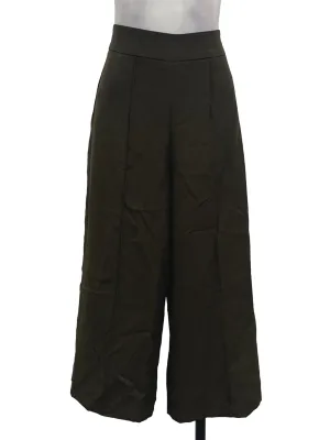 Olive Green High Waist Culottes