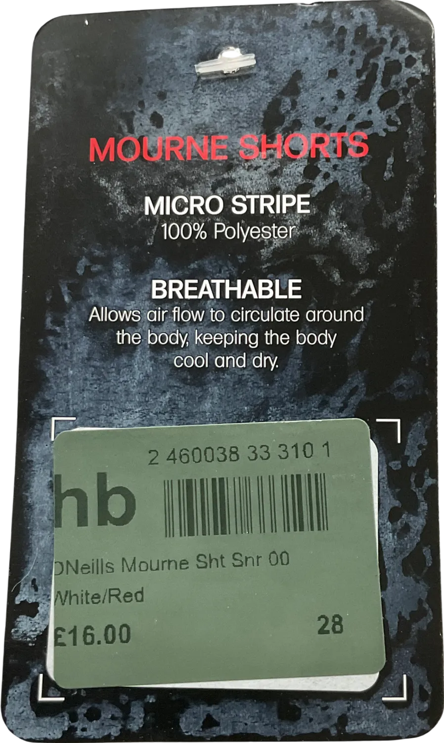 O'Neills White Mourne Short W28