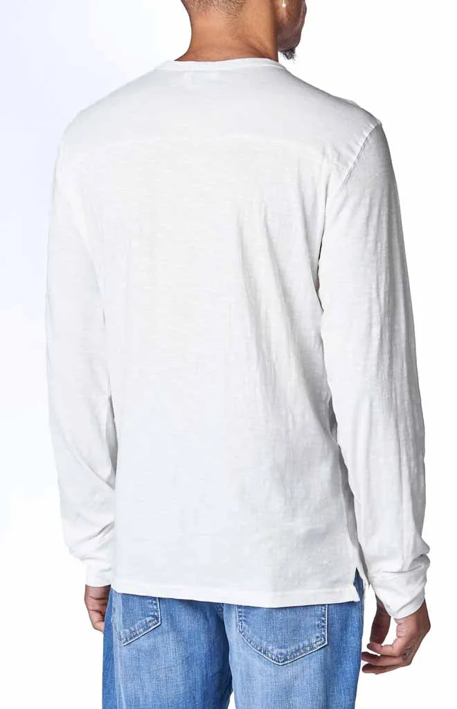 Onia Washed Slub Long-Sleeve Henley