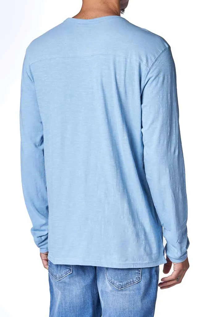 Onia Washed Slub Long-Sleeve Henley