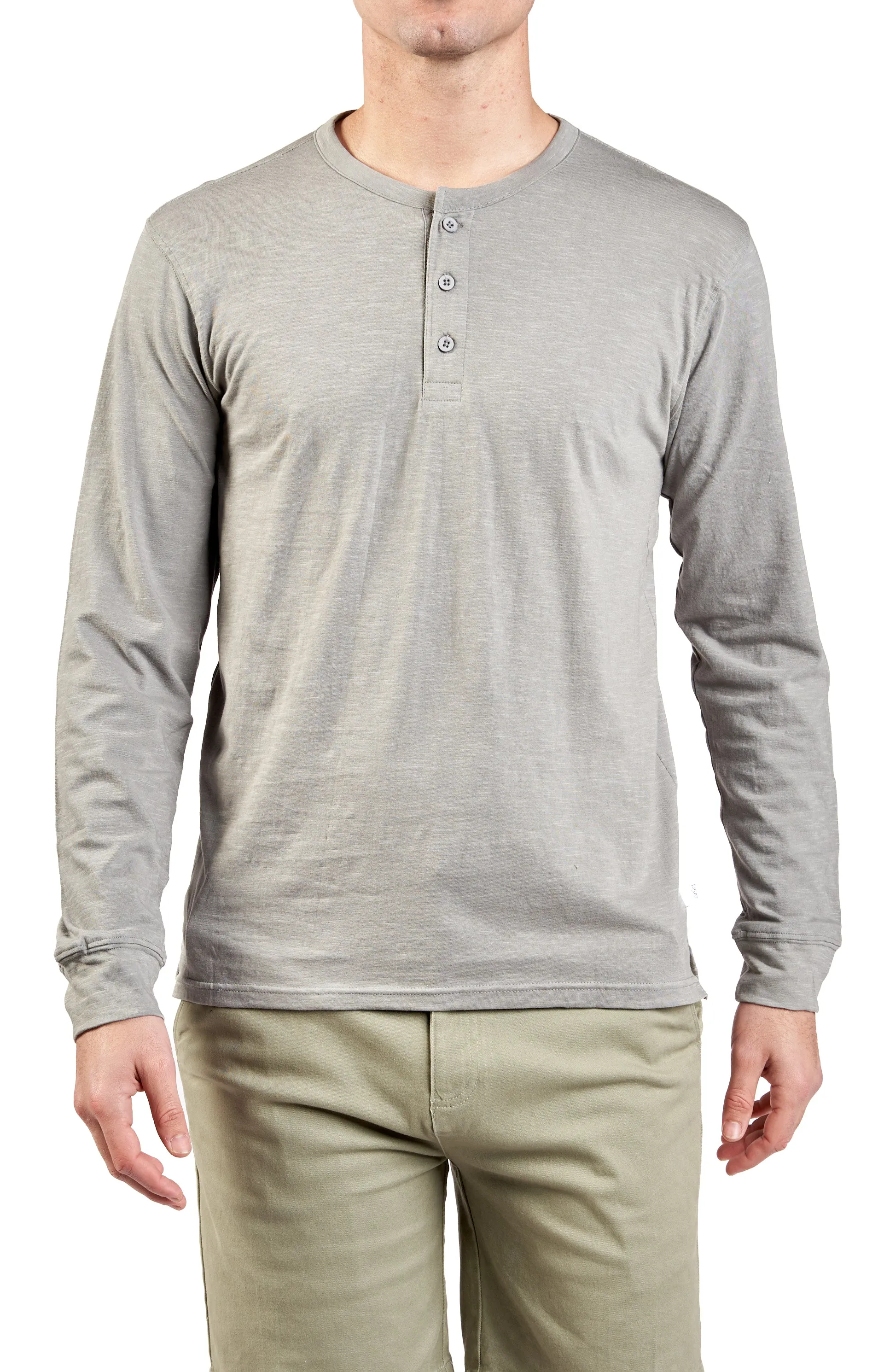 Onia Washed Slub Long-Sleeve Henley