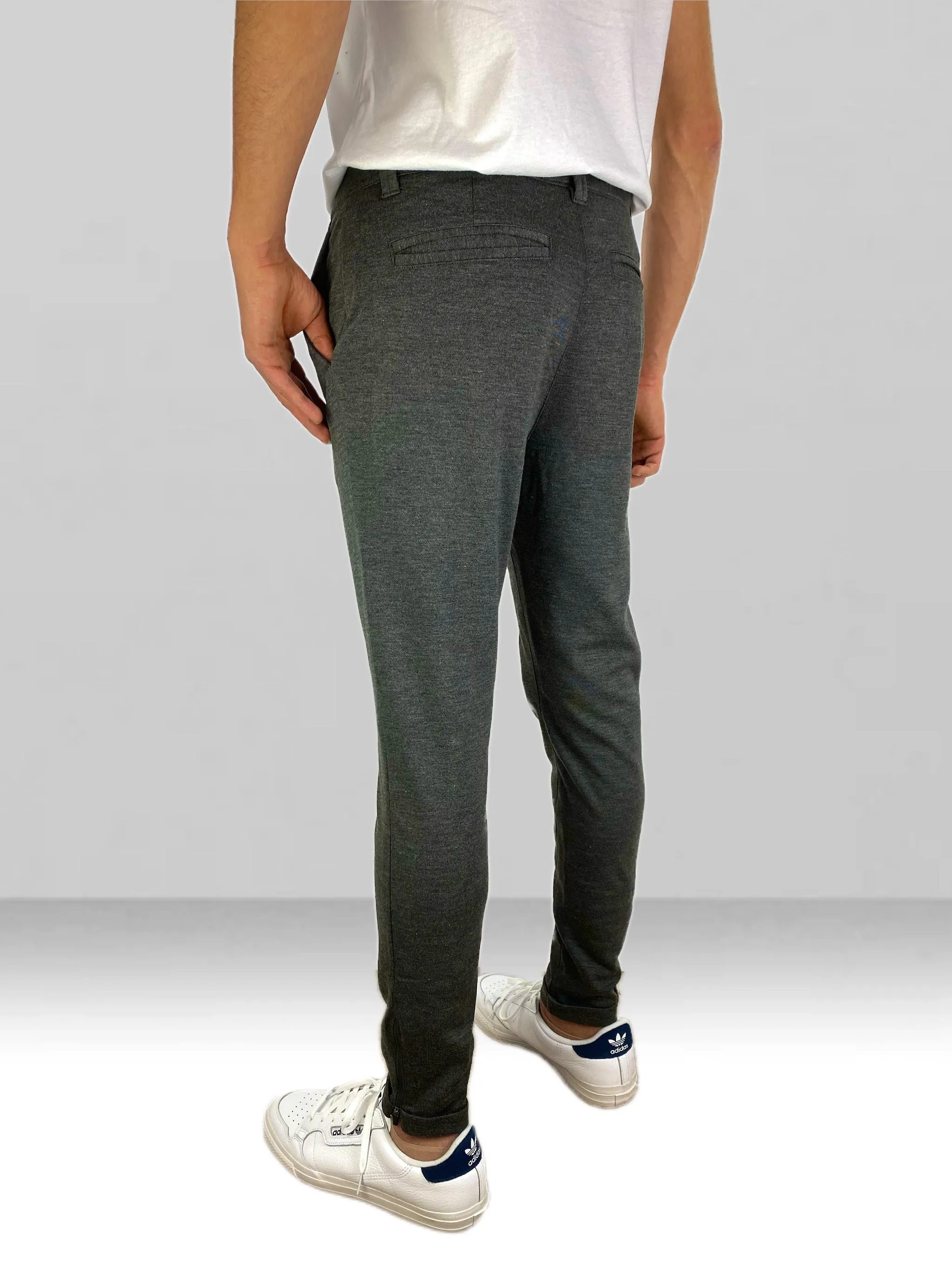 Pad&Pen | TURM - Slim/Tapered Fit - Cropped | darkgrey