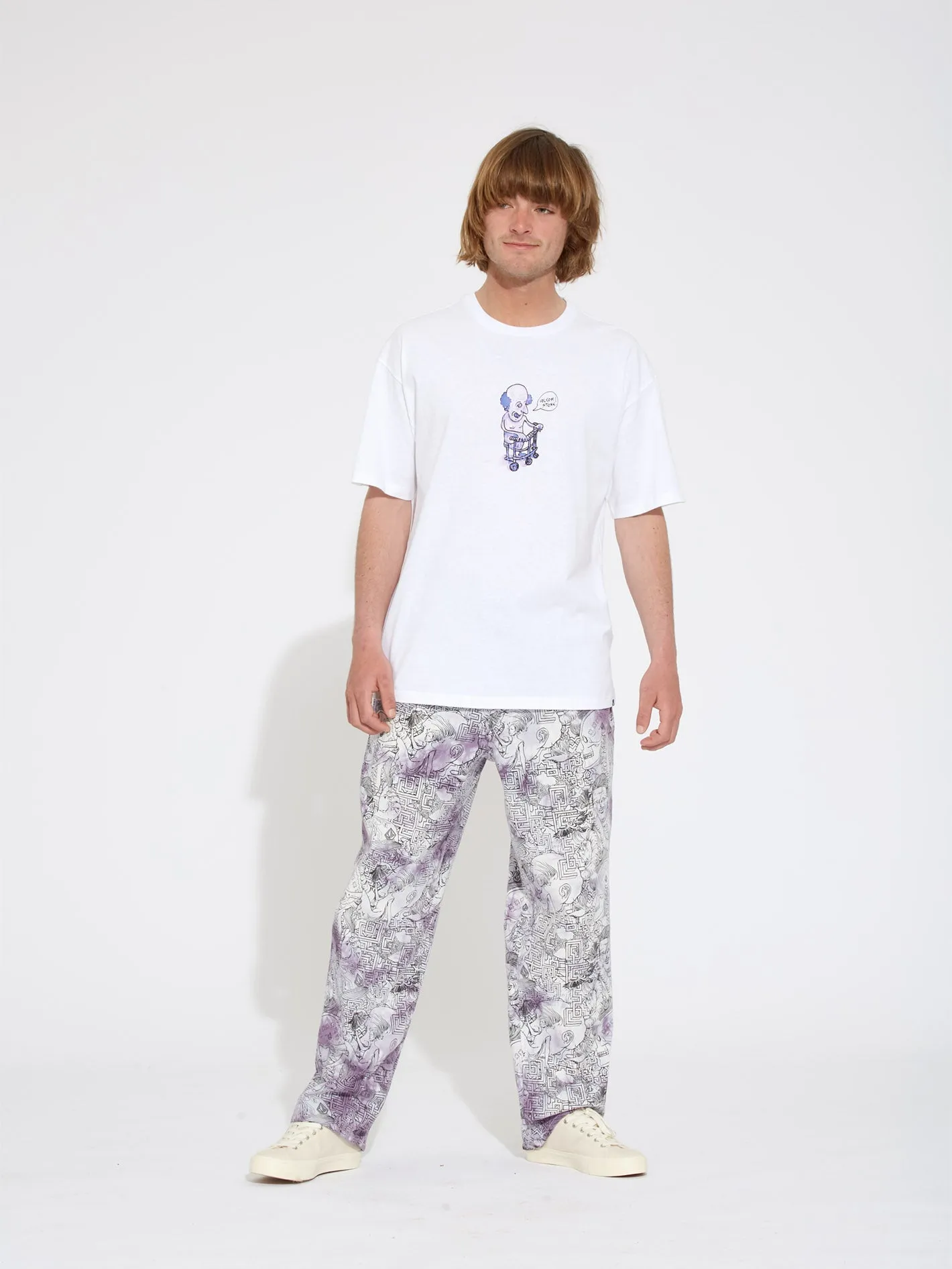 Pantalon Ed Merlin Murray Elasticated Waist - PRINT