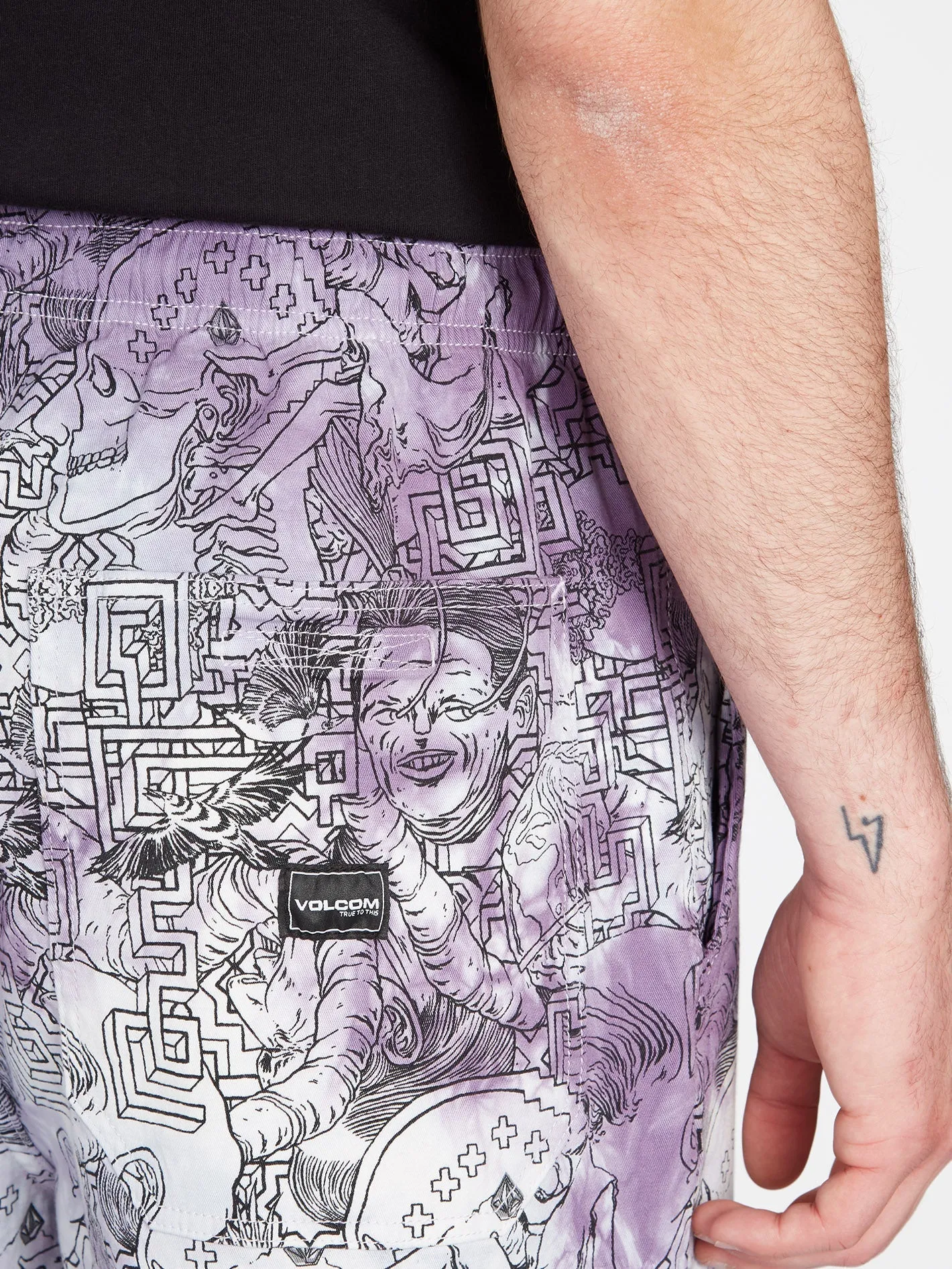 Pantalon Ed Merlin Murray Elasticated Waist - PRINT