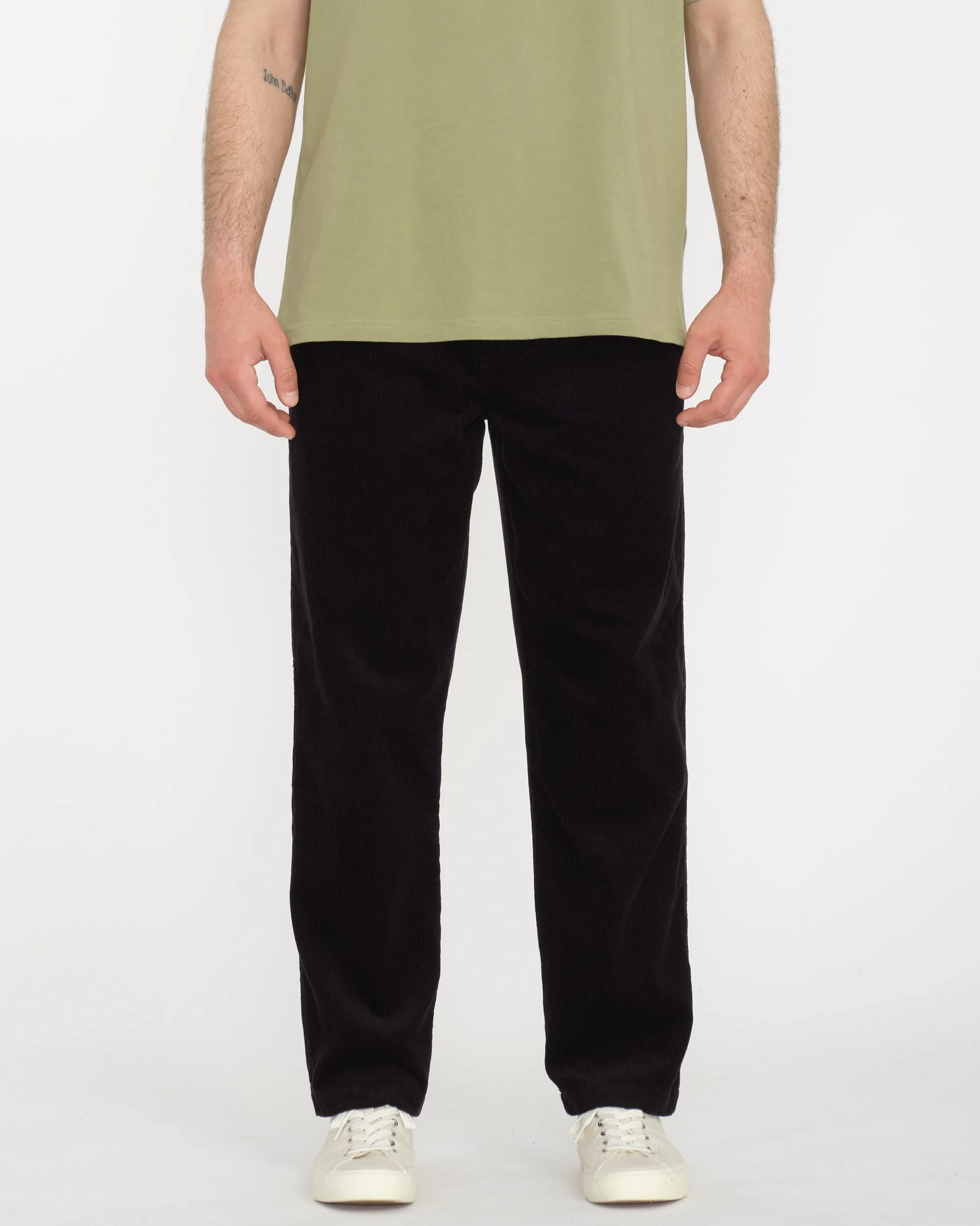 Pantalon Psychstone Elasticated Waist - BLACK