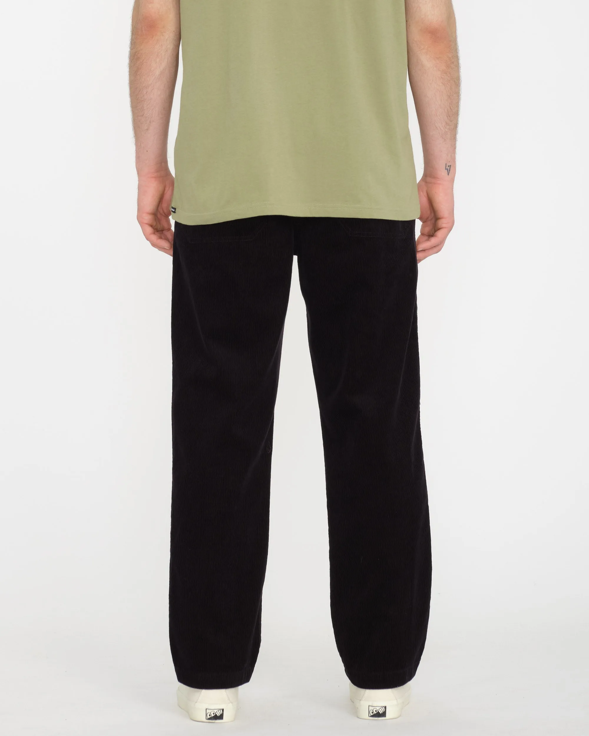 Pantalon Psychstone Elasticated Waist - BLACK