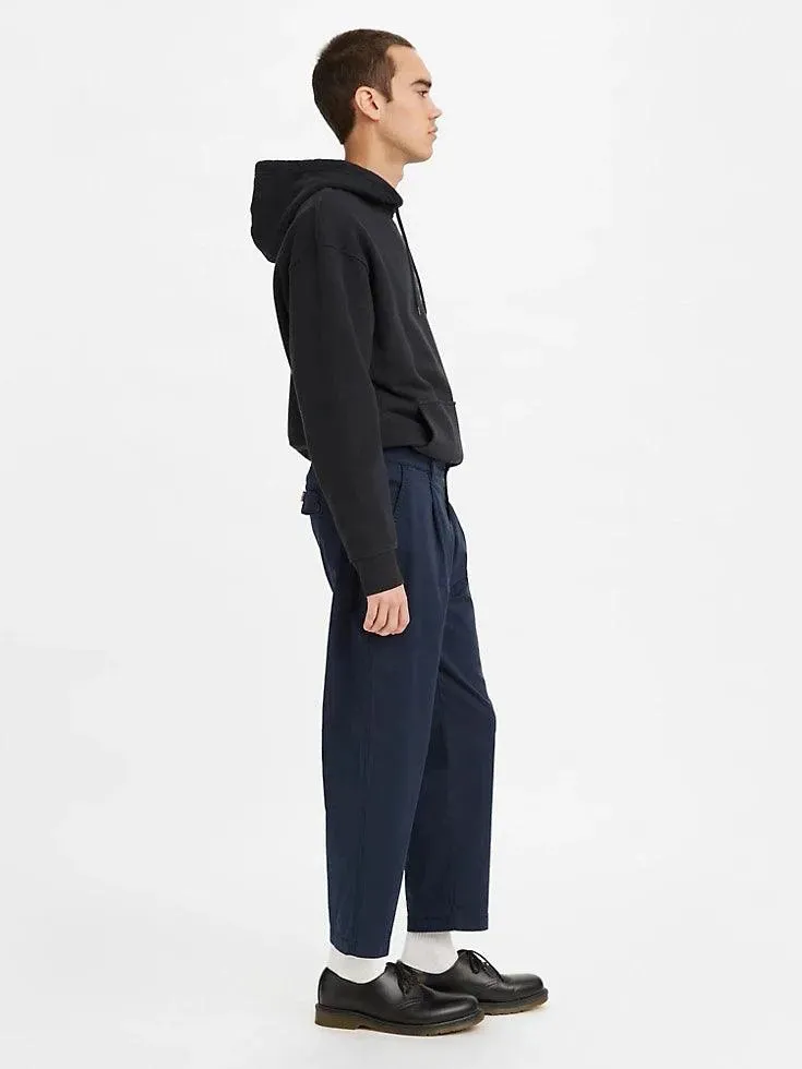 Pantalones chinos XX Stay Loose Plt Crop - Navy Blazer Ltwt Tencel