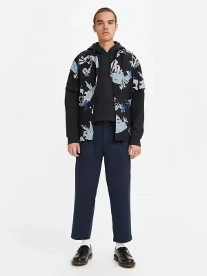 Pantalones chinos XX Stay Loose Plt Crop - Navy Blazer Ltwt Tencel