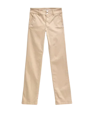 Pantalones SALSA Chinos Secret Push In Cropped Slim Beige
