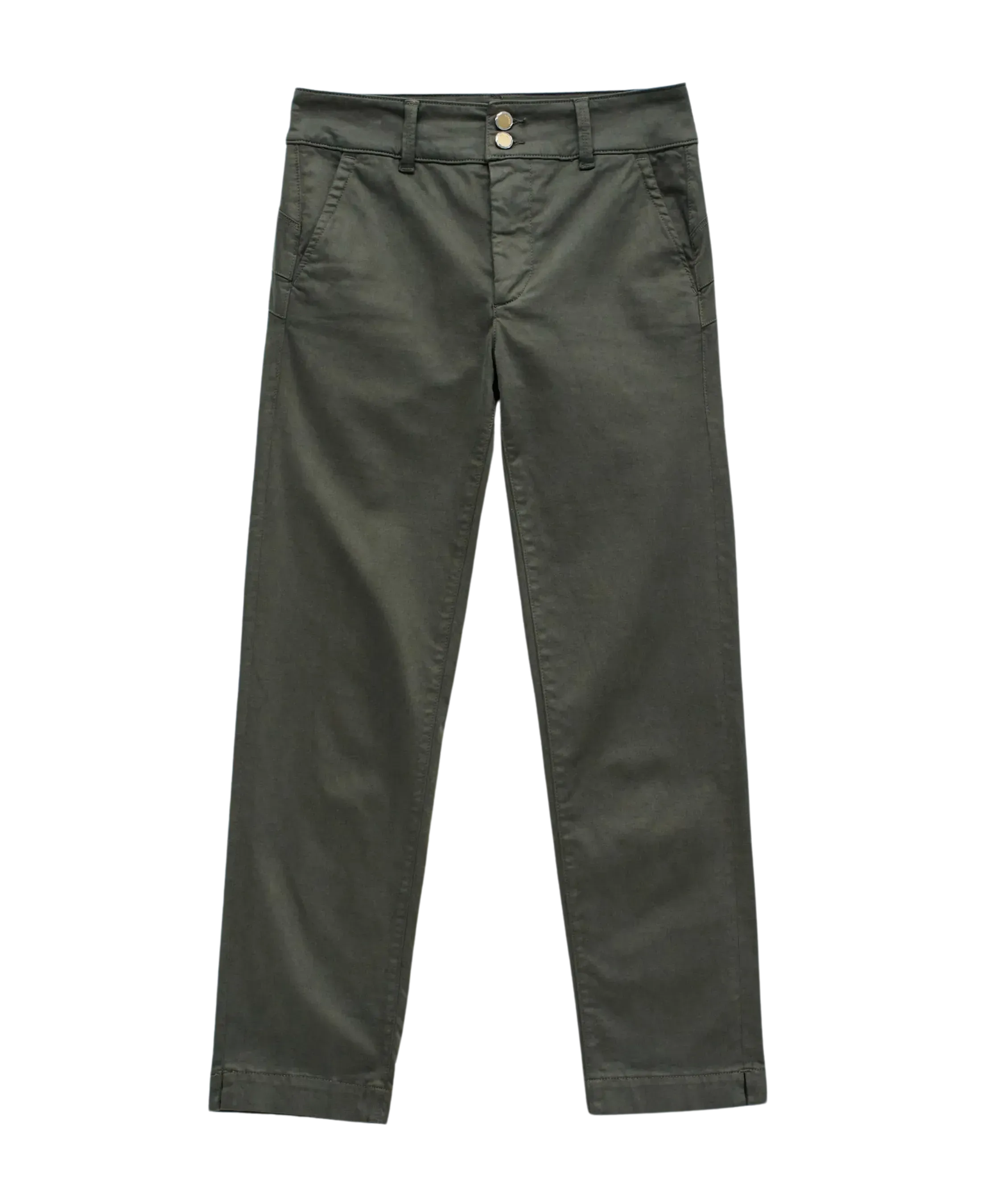 Pantalones SALSA Chinos Secret Push In Cropped Slim Verde