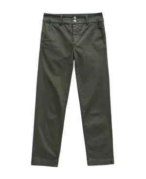 Pantalones SALSA Chinos Secret Push In Cropped Slim Verde