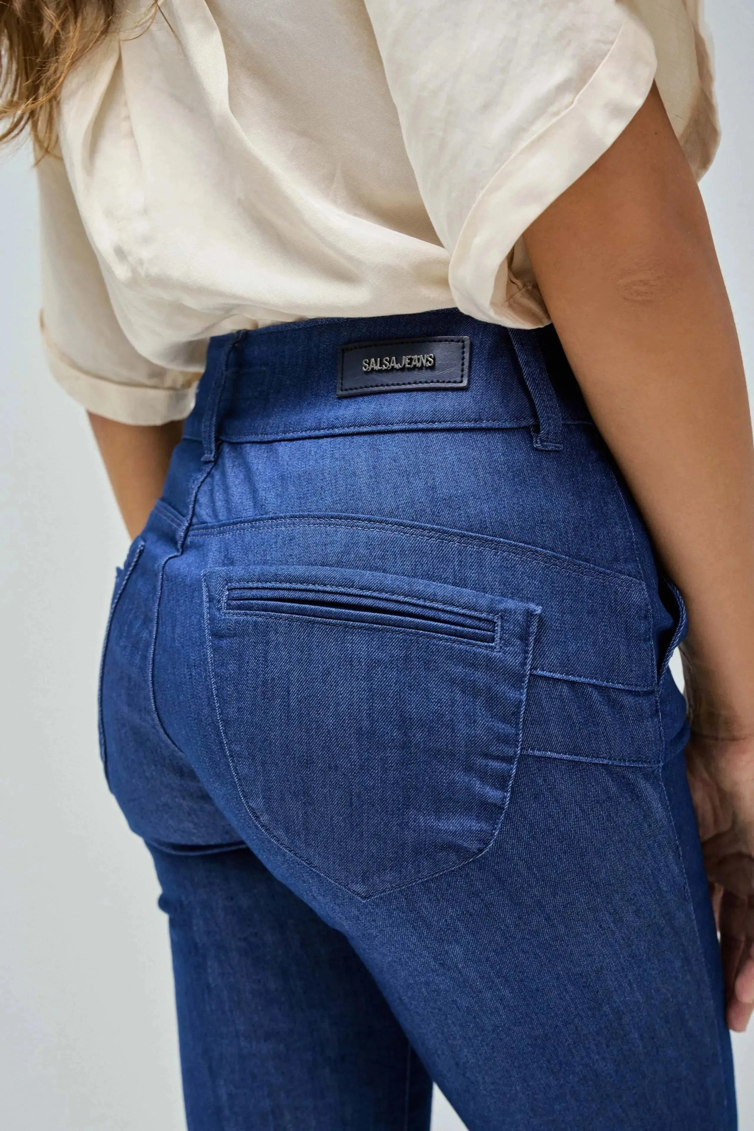 Pantalones SALSA Chinos Secret Push In Cropped Slim