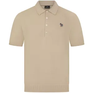 PAUL SMITH SHORT SLEEVE KNIT POLO SHIRT