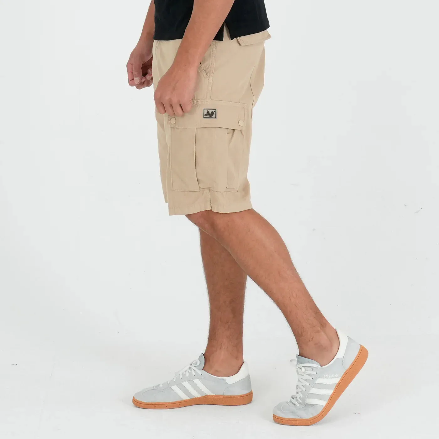 Peaceful Hooligan Container Shorts Stone