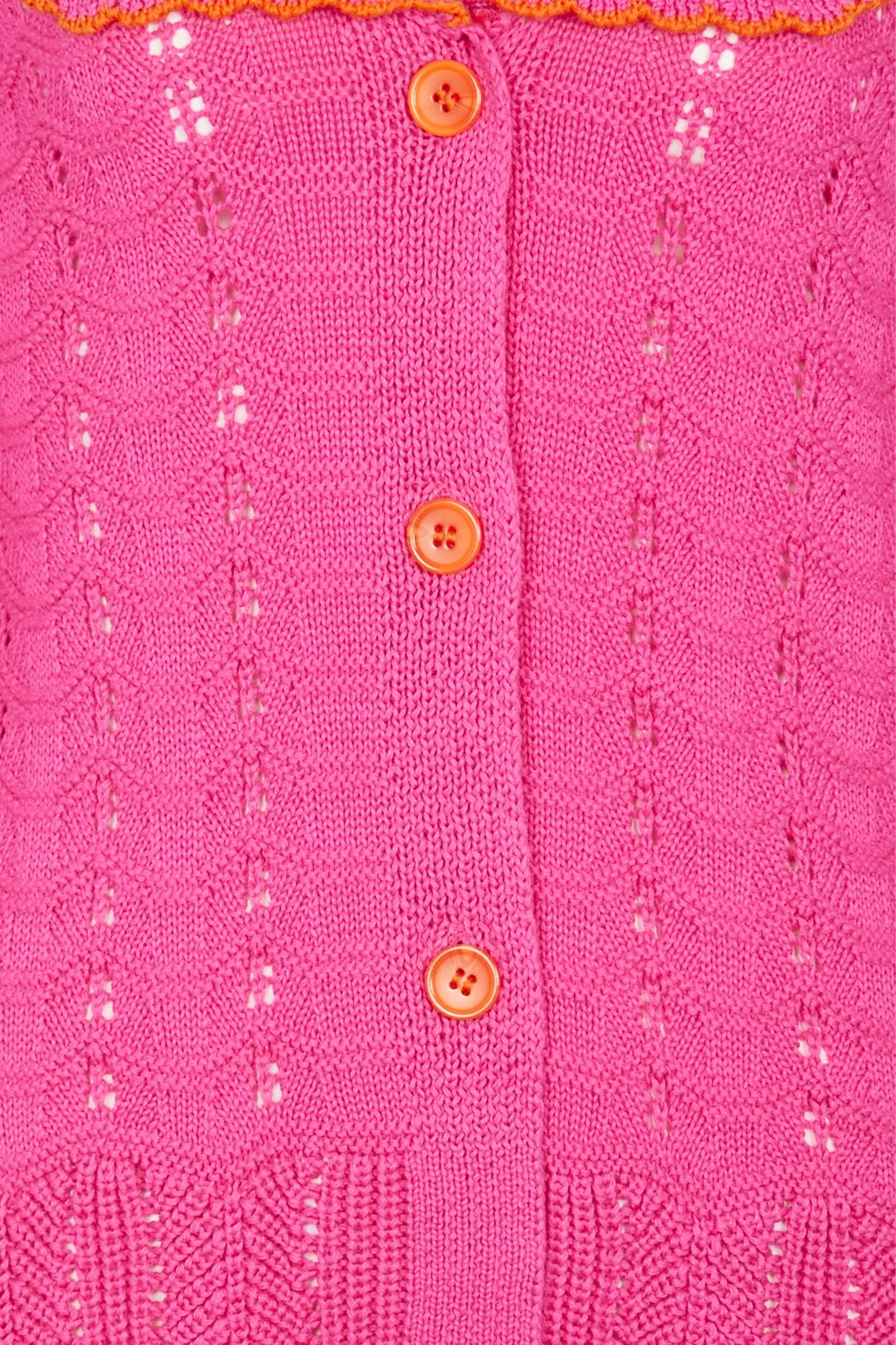 Pink Longline Willa Cardigan