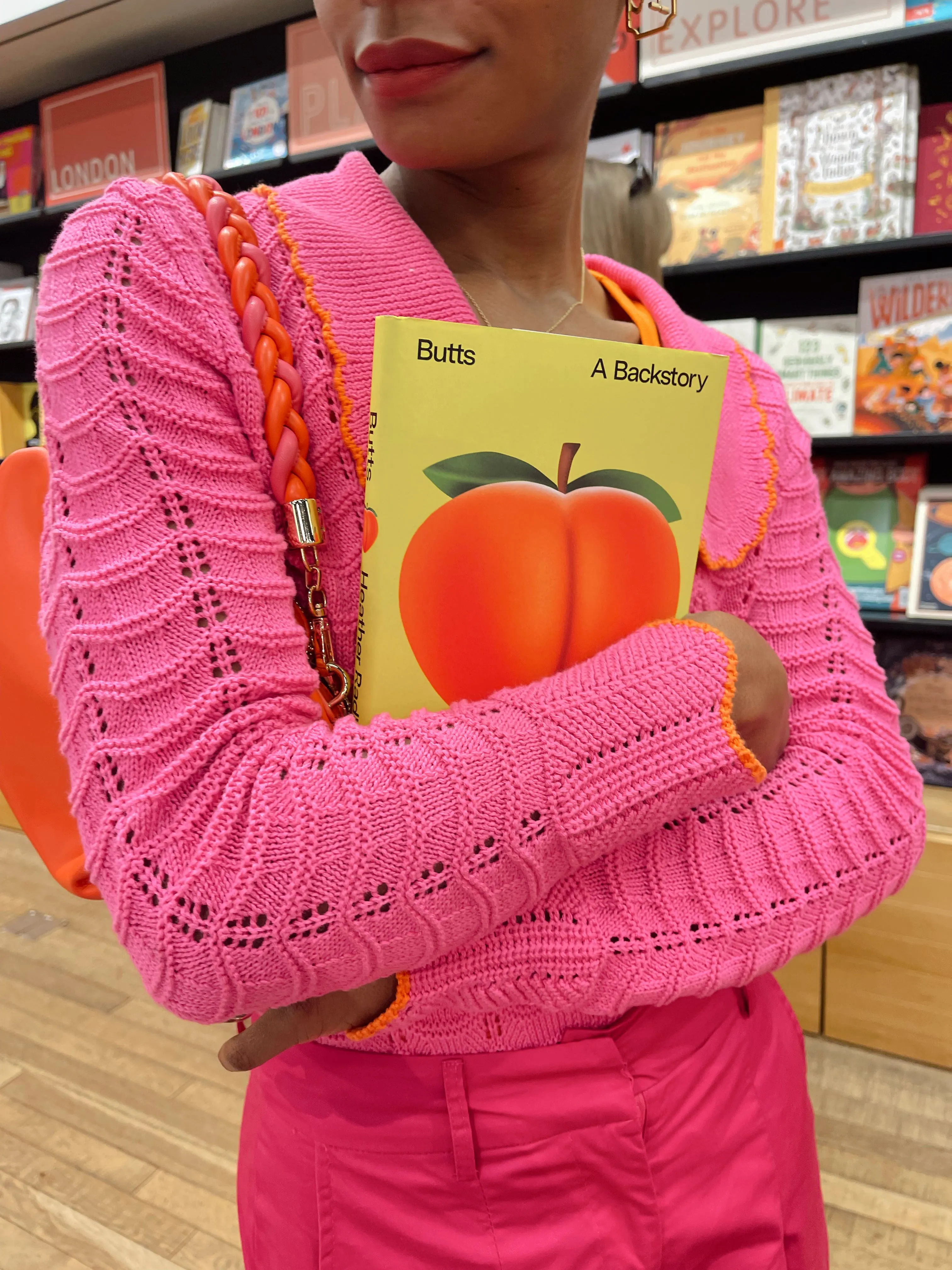 Pink Longline Willa Cardigan