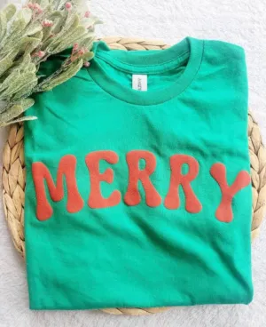 Pre Order Inspired Long Sleeve RED MERRY
