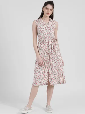 Printed Sheath Dress