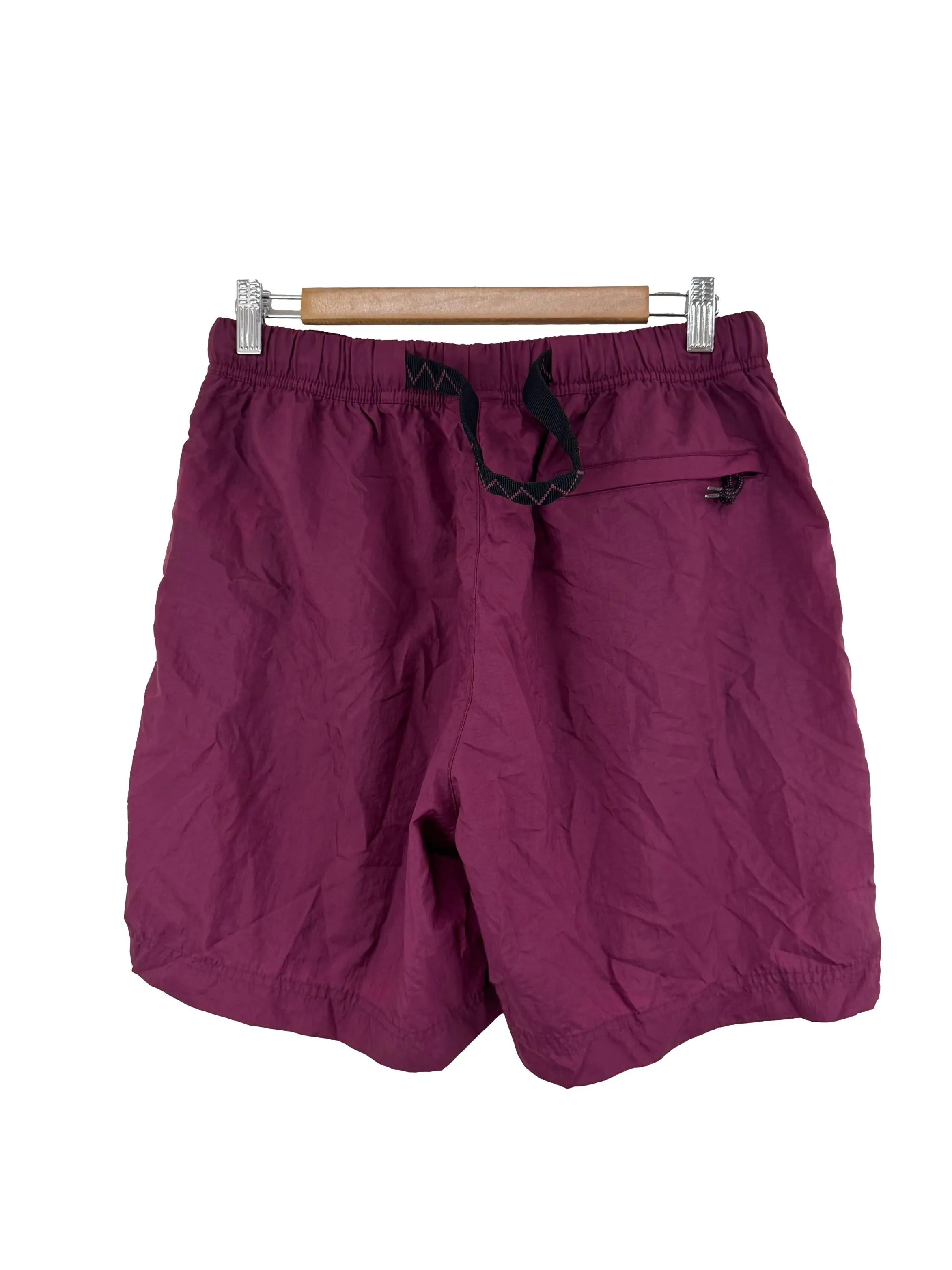 Purple Drawstring Shorts