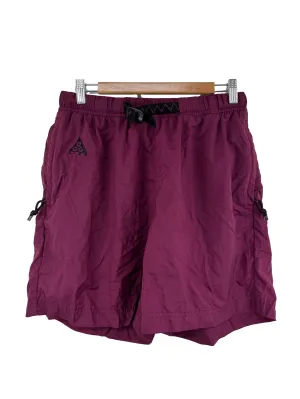 Purple Drawstring Shorts