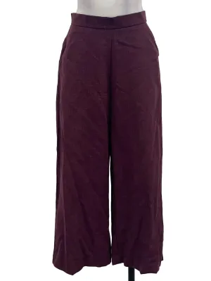 Purple High Waist Culottes