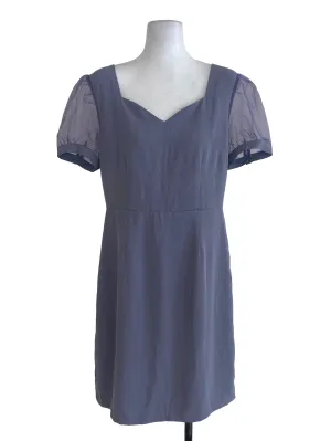 Purple Sheath Dress