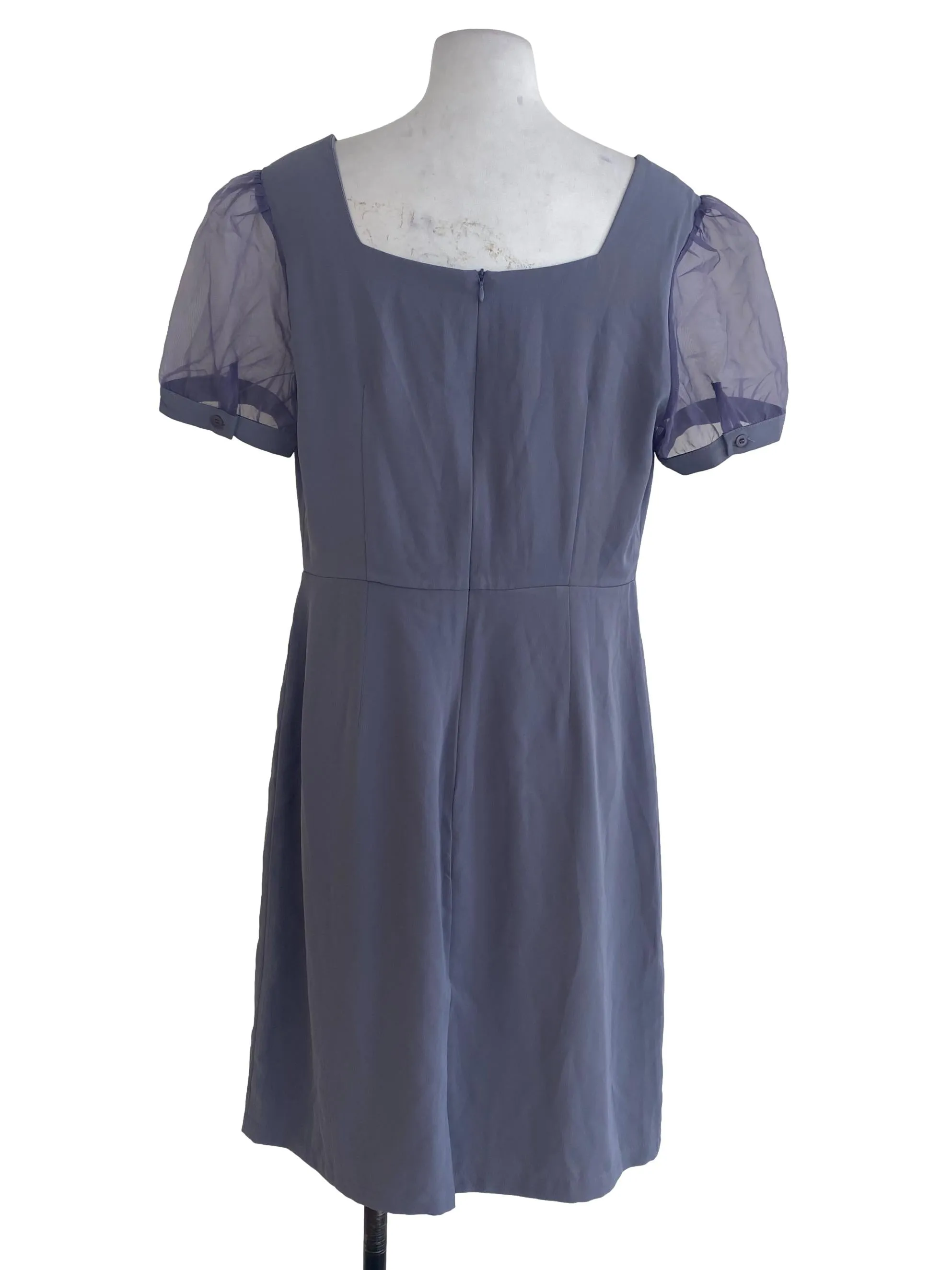Purple Sheath Dress