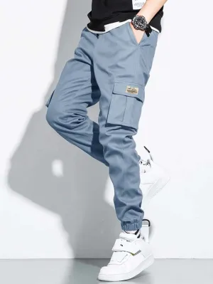 QA Hypemode Men Flap Pocket Cargo Trousers