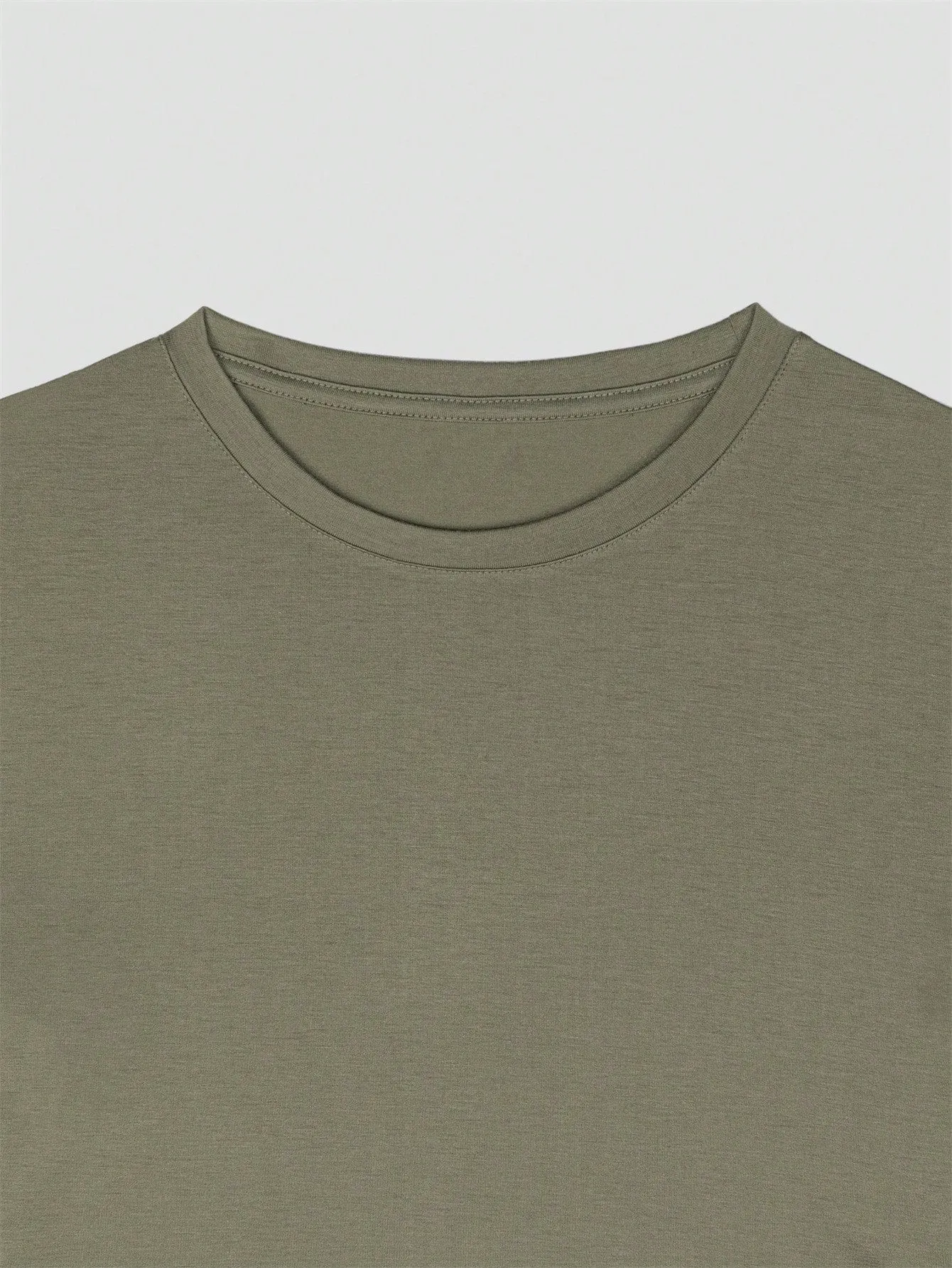 QA Men Moon Print Tee For Summer